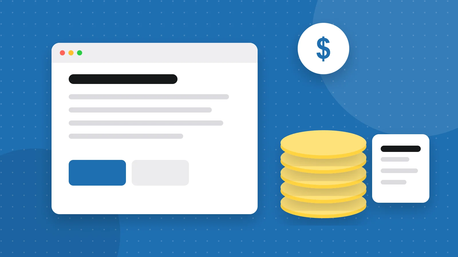 Illustration for the post "How much does a WordPress website cost? A realistic 2026 breakdown"