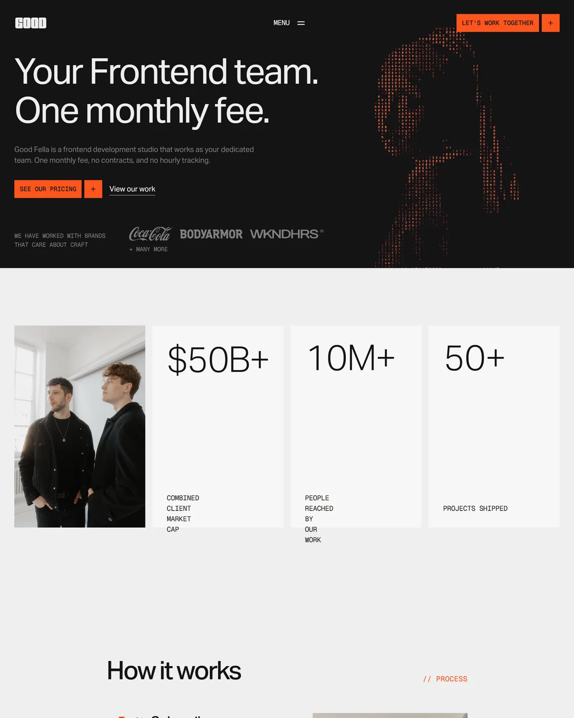 One offer, said once