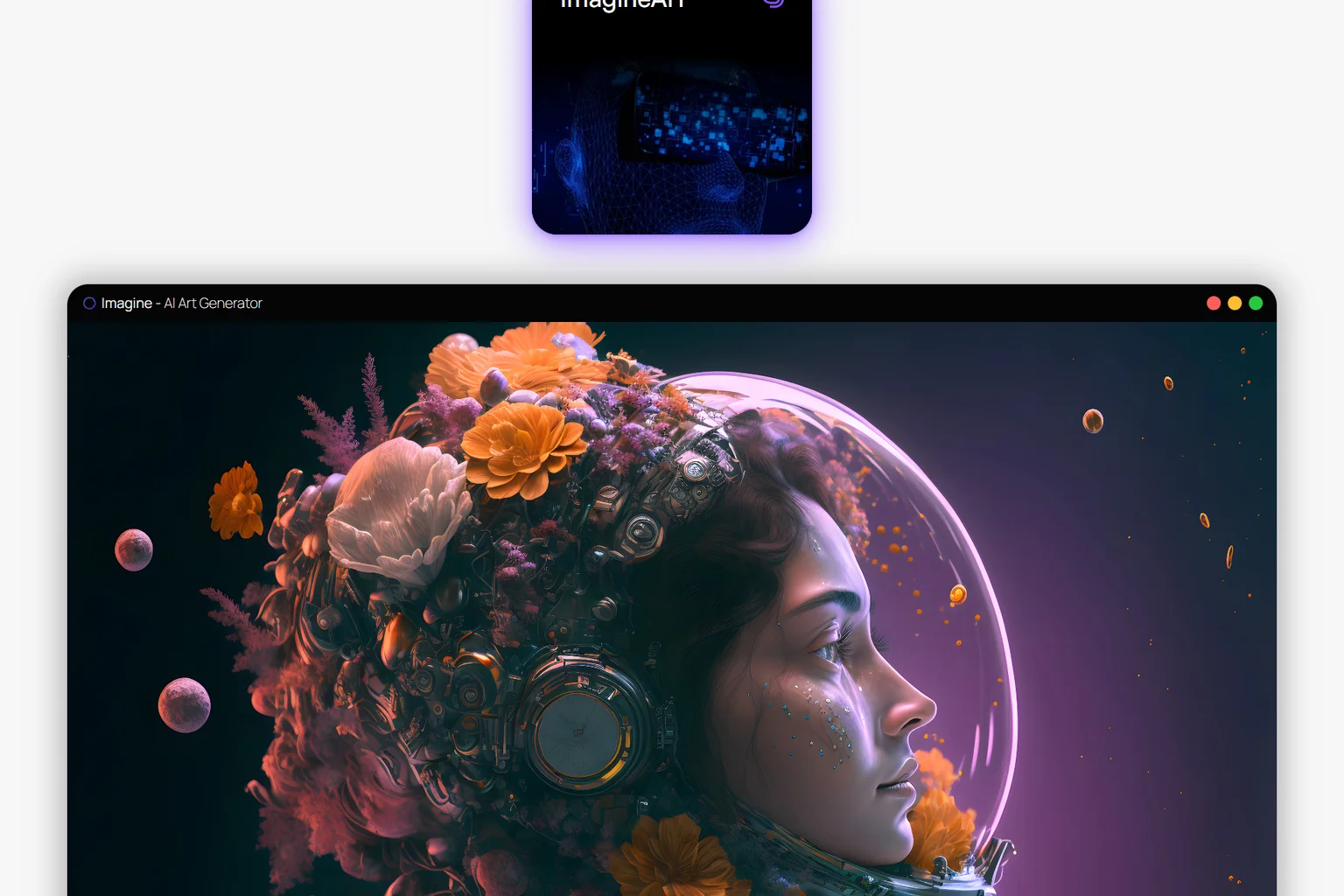 Show real product screens